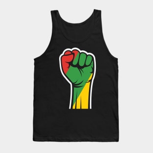 Black Power Fist, African Flag, Black History Month, Black Lives Matter, African American History Tank Top